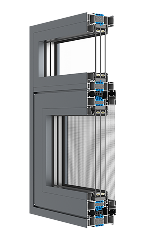 XDS–CHC110窗紗一(yī / yì ／yí)體窗内開紗外開