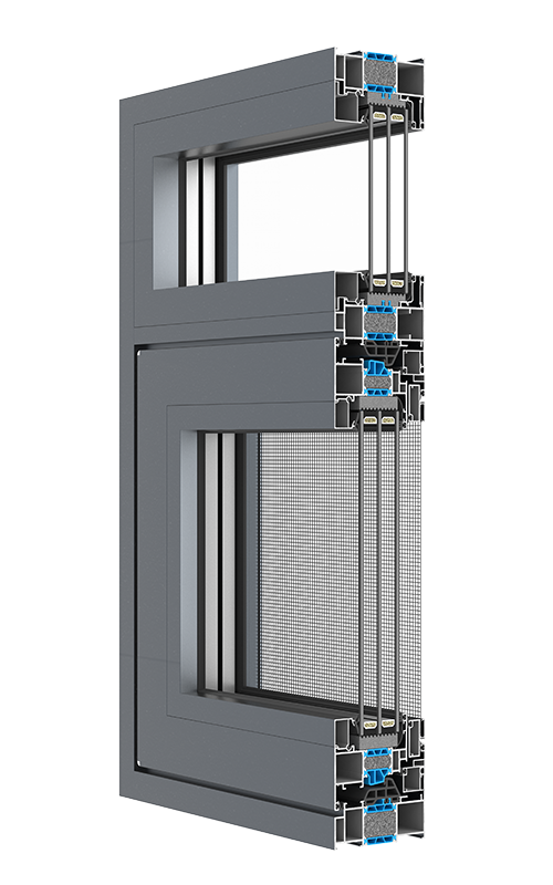 XDS–CHC100窗紗一(yī / yì ／yí)體雙内開